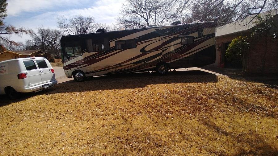 Georgetown XL RV exterior wash - mobile RV detailing Wichita Falls TX
